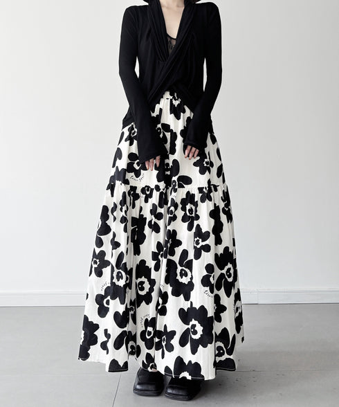 Floral Canvas Skirt